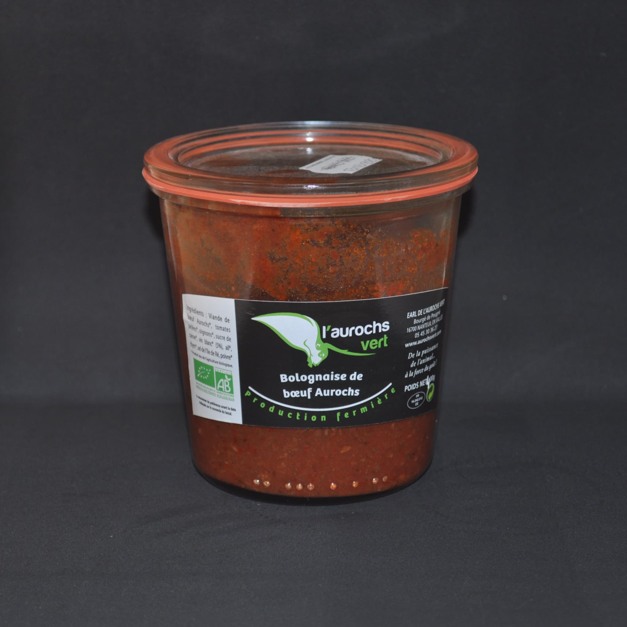 Bolognaise de bœuf Aurochs