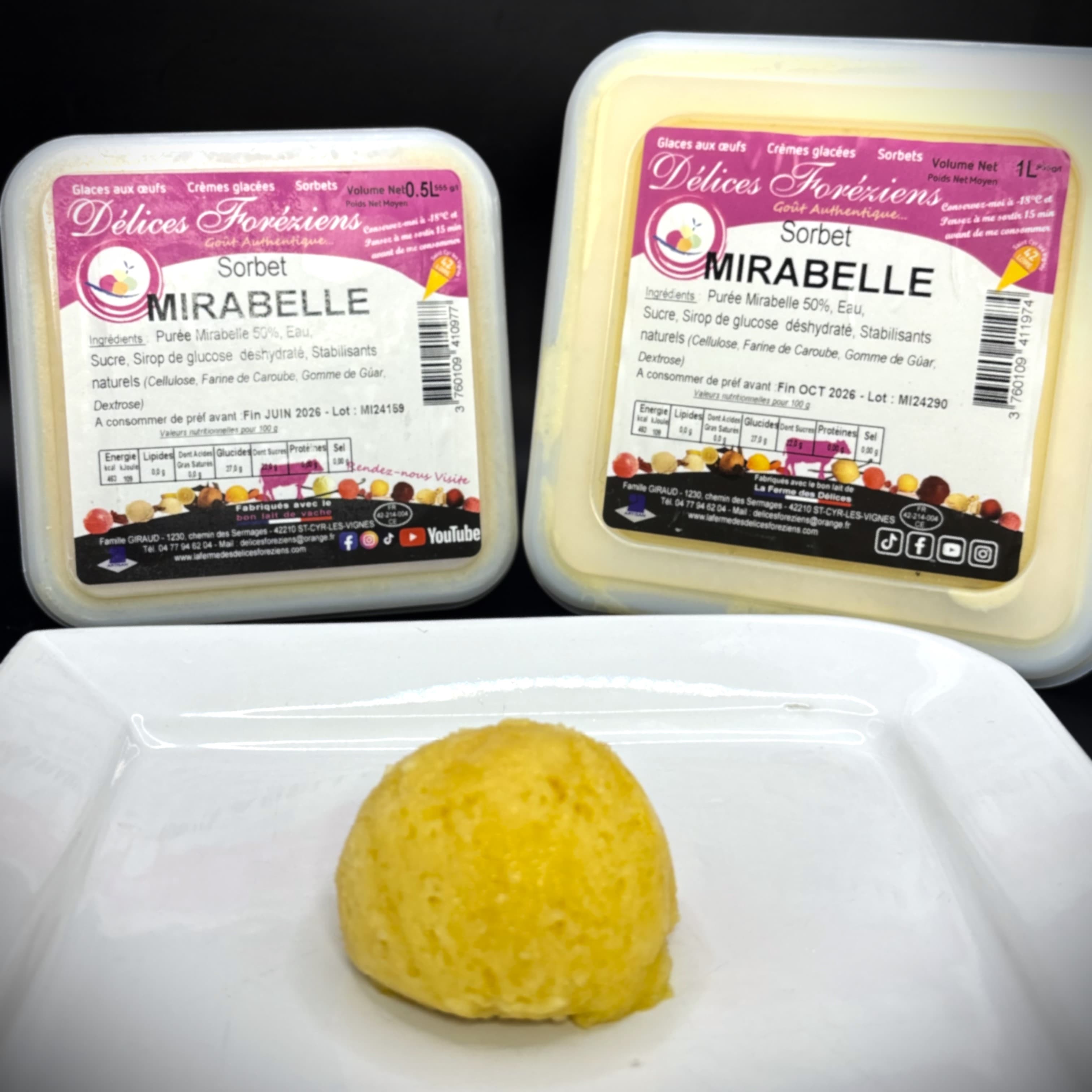 Sorbet Mirabelle