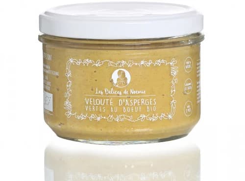 Lot de 3 Petits Pots Bio dès 8 Mois – Velouté d’Asperges Vertes au Bœuf Haché