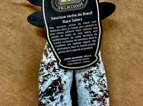 Saucisse sèche au Bœuf Salers