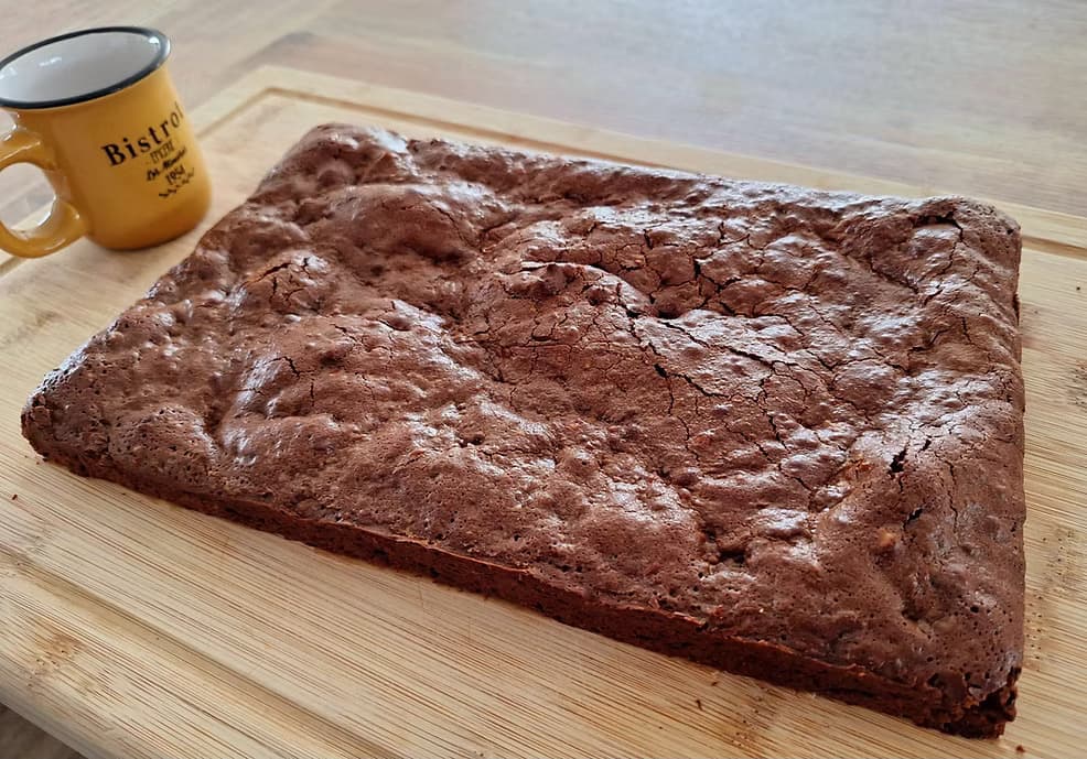 Brownie pour 8 personnes sans produits laitiers