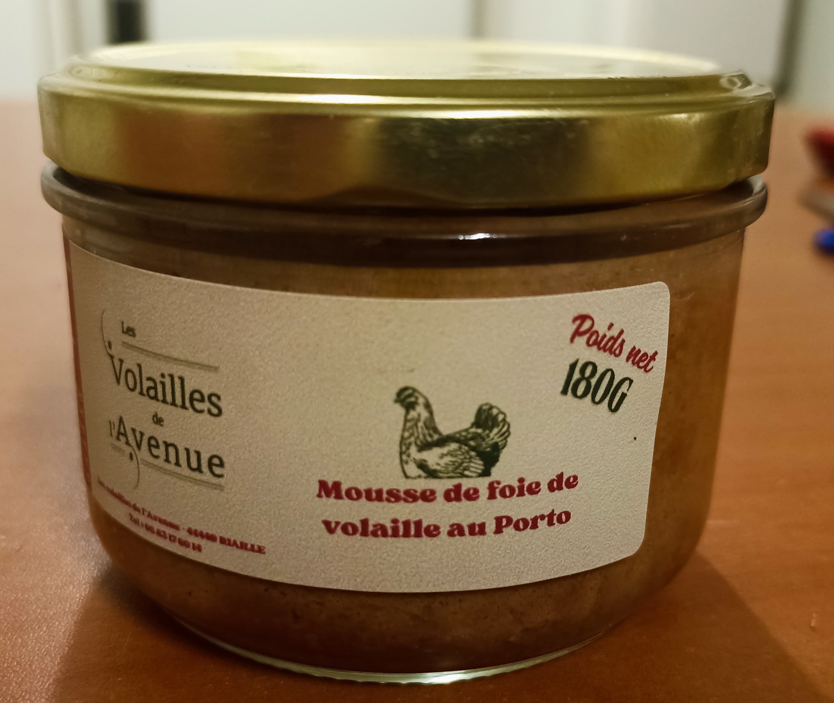 mousse de foie de volaille au Porto