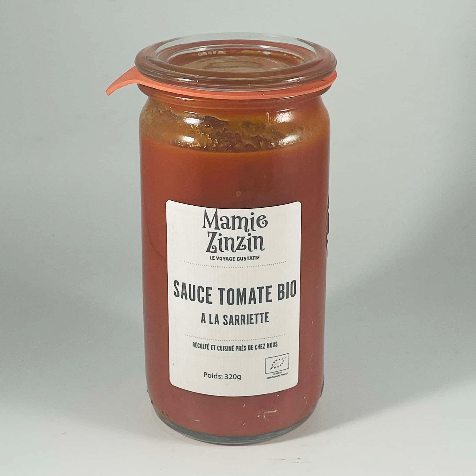 sauce tomate bio à la sarriette