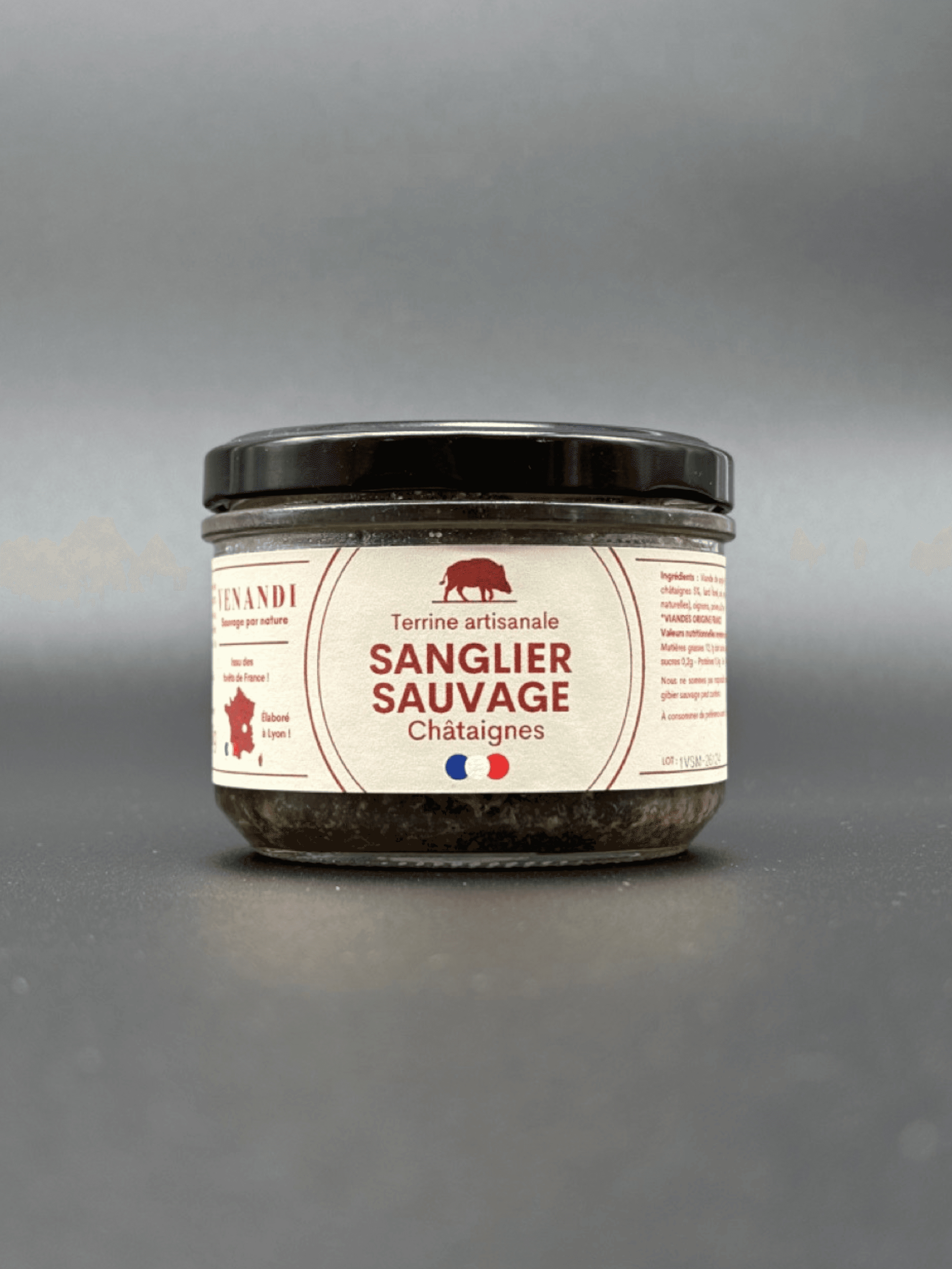 Terrine – Sanglier Sauvage 100% Français aux Châtaignes