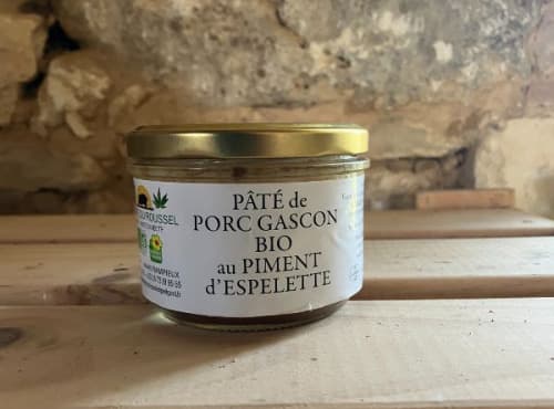 Pâté de campagne de porc gascon au piment d'Espelette 190g bio