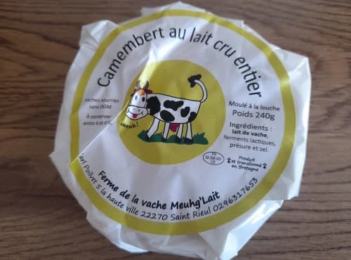 Camembert fermier au lait cru