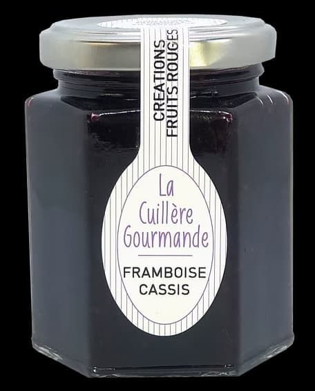 Confiture de FRAMBOISE - CASSIS