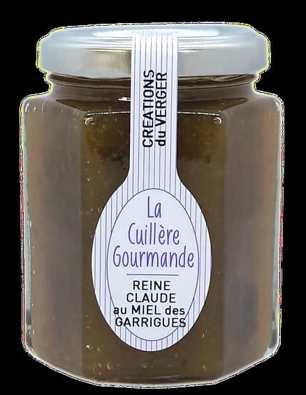 Confiture de REINE CLAUDE au miel des Garrigues