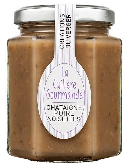 Confiture de CHÂTAIGNE - POIRE à la Noisette