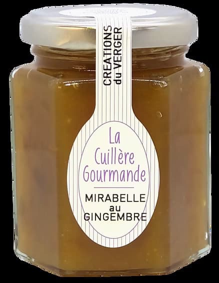 Confiture de MIRABELLE de Lorraine au Gingembre