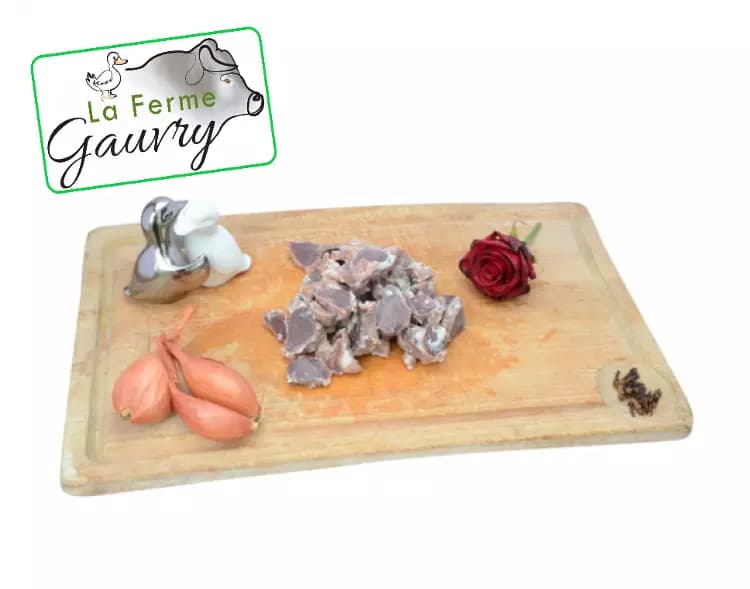 Gésiers de canard confit émincé