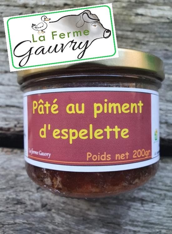 Pâté de canard au piment d'espelette