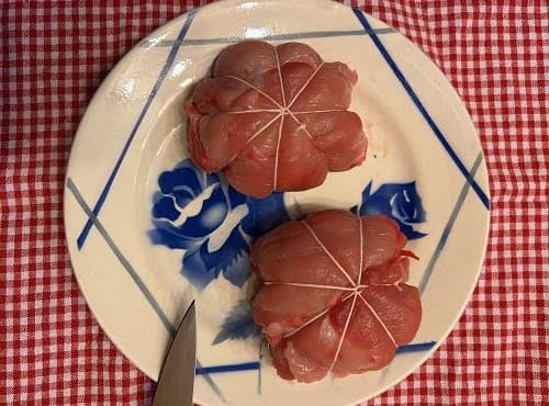 Paupiettes de lapin fermier